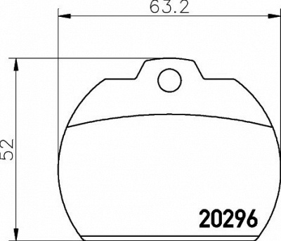 HELLA PAGID 8db355005921 -  Комплект тормозных колодок, дисковый тормоз